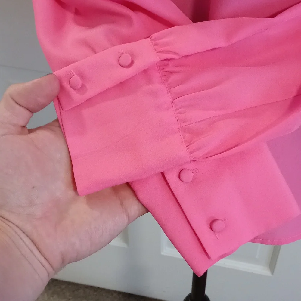 💘J. Crew💘 - L/S Hot Pink Top